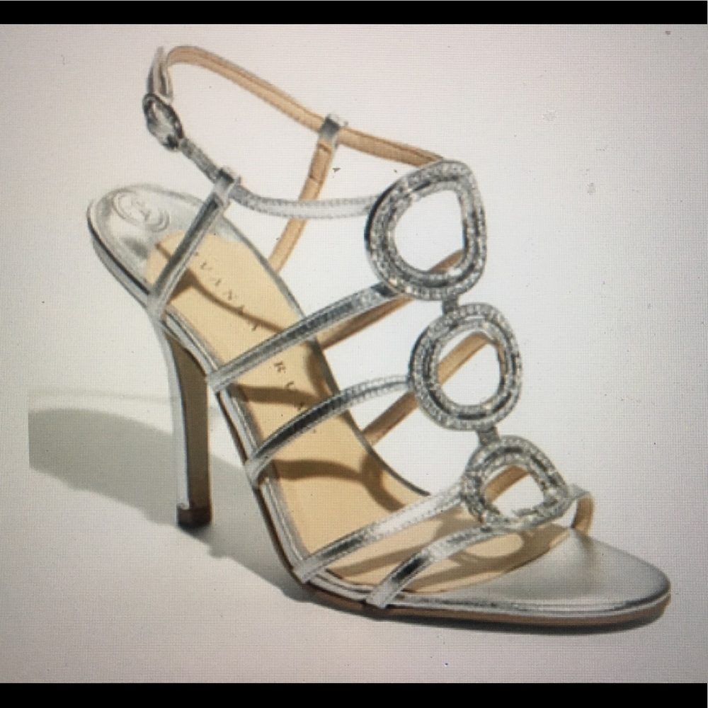 Ivanka Trump Silver Leather Itasteria2 Shoes